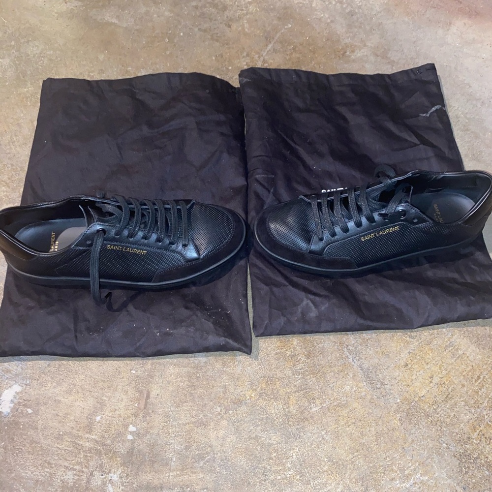 Men Saint Laurent Andy Sneakers - Picture 2 of 3